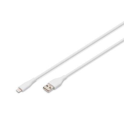 cable-de-silicona-digitus-usb-20-usb-a-lightning-certificado-mfi-blanco-2-metros-pd-carga-con-hasta-12-vatios-ak-600108-020-w
