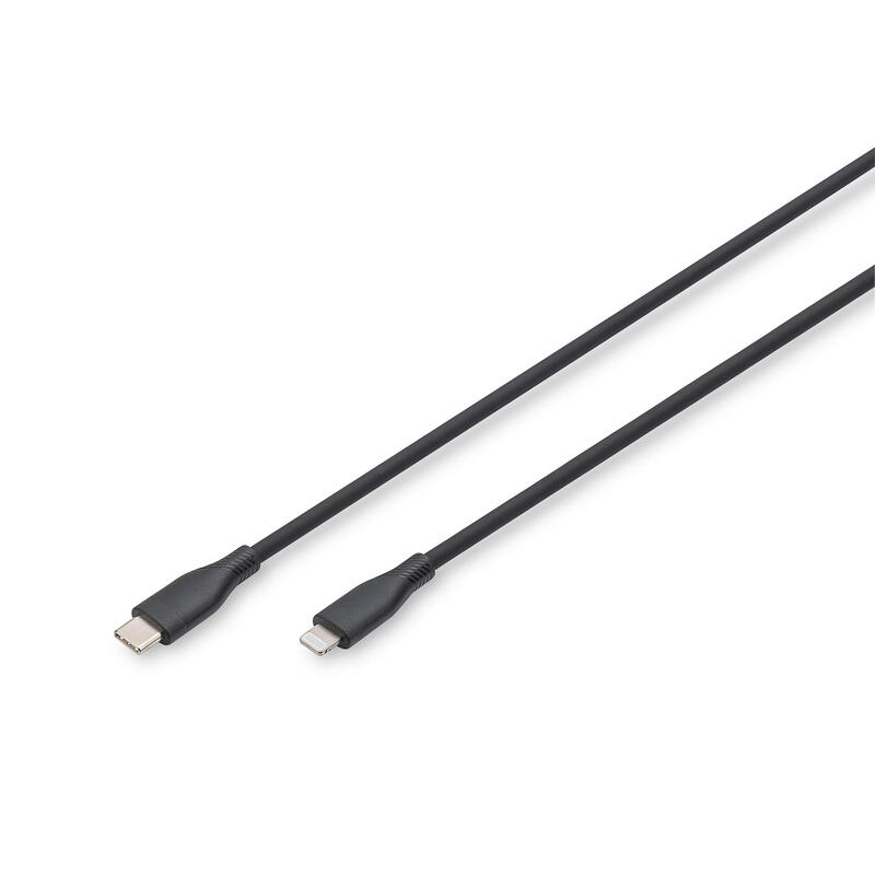 digitus-cable-de-conexion-lightning-de-silicona-usb-c-lightning-05-m-negro digitus-cable-de-conexion-lightning-de-silicona-usb-c-lightning-05-m-negro