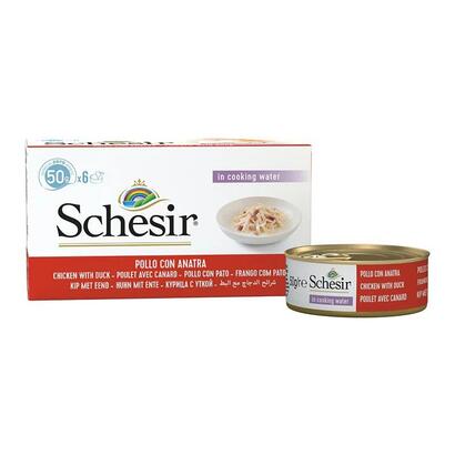 schesir-chicken-fillets-with-duck-in-broth-wet-cat-food-6x50g