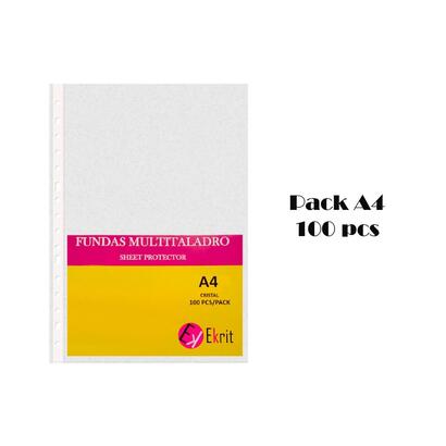 ekrit-fundas-multitaladro-16-pp-cristal-a4-80-micras-bolsa-100u-