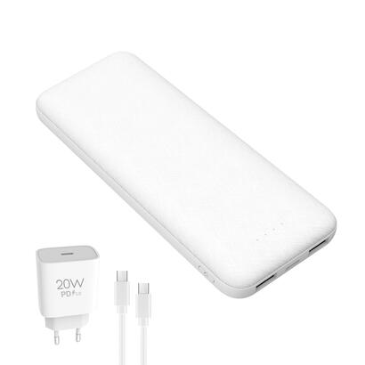 platinet-powerbank-10000mah-cargador-20w-cable-usb-c-blanco