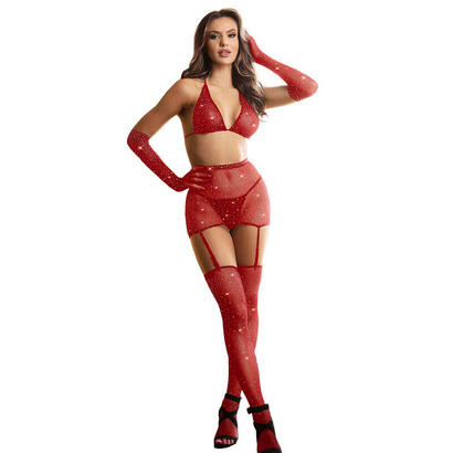 subblime-952181-bodystocking-de-rejilla-con-guantes-y-diamantes-rojo-talla-unica