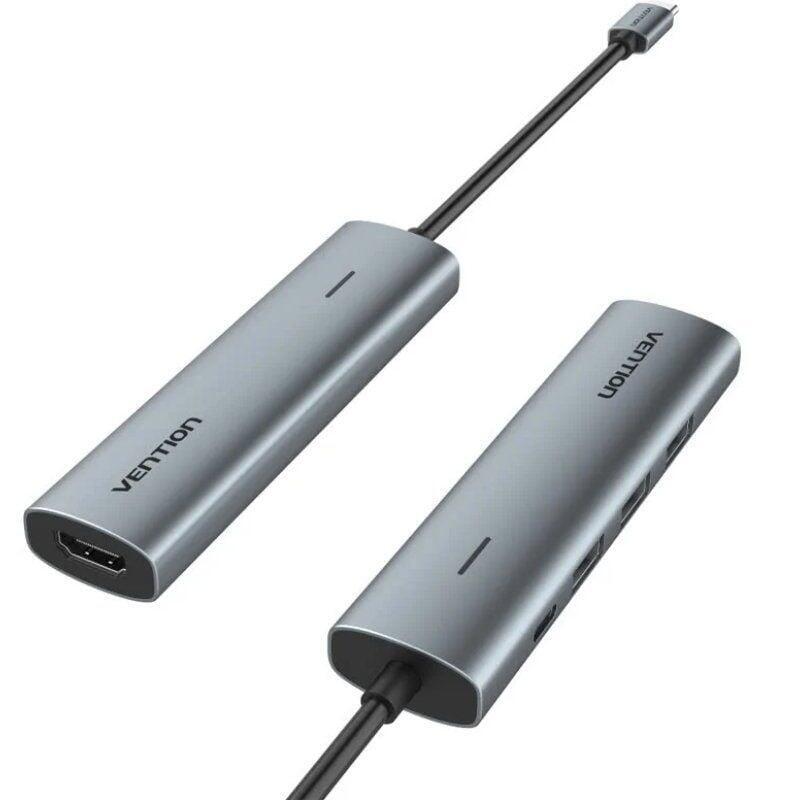 docking-usb-tipo-c-vention-tgghb-3xusb-1xhdmi-1xusb-tipo-c-pd