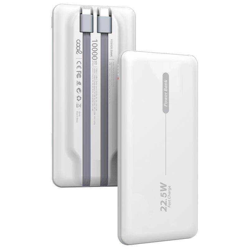 cool-bateria-externa-universal-power-bank-10000-mah-pd-225w-2-cables-blanco