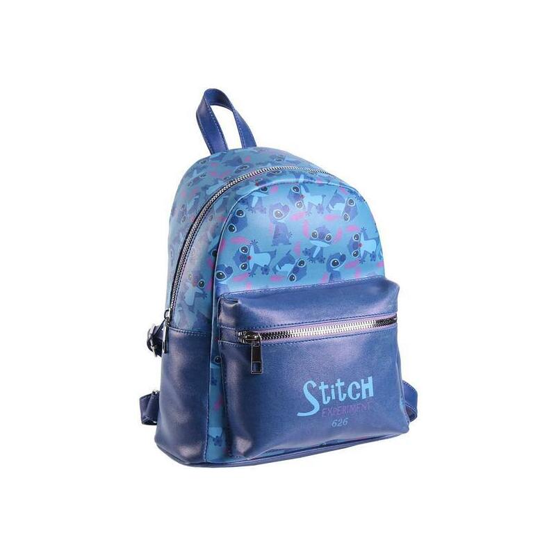 mochila-casual-moda-polipiel-stitch-blue