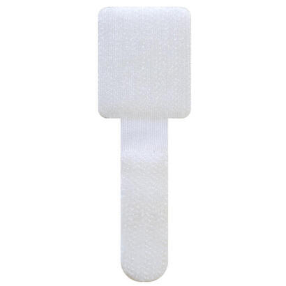 schwaiger-clip-de-pared-velcro-90x12x2mm-blanco-10-piezas