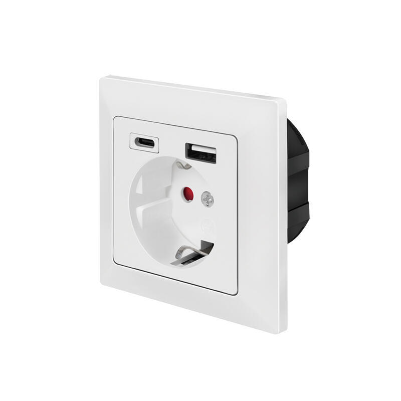 logilink-pa0262-toma-de-corriente-cee-73-usb-blanco