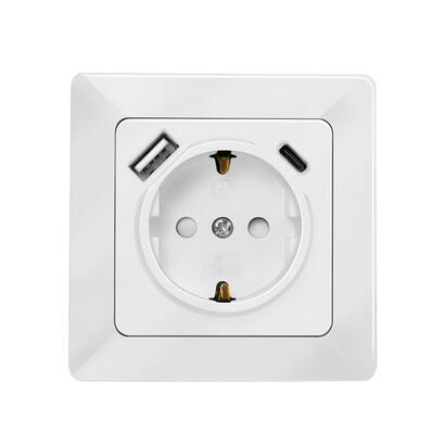 toma-de-pared-1-base-de-enchufe-schuko-y-1-usb-a-1-usb-c-pd-blanco-logilink