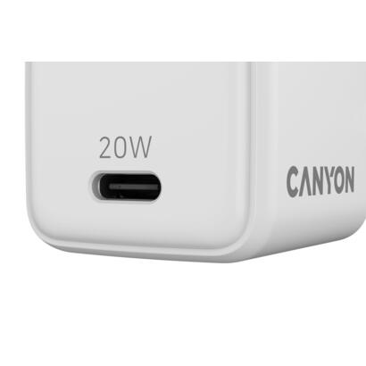 canyon-cargador-cu20c-gan-20w-1xpd-usb-c-eu-blanco