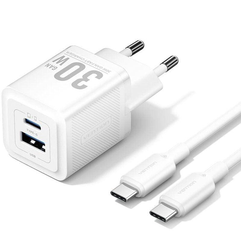 cargador-gan-de-pared-vention-tz-feqw0-eu-01-1xusb-tipo-c-1xusb-cable-usb-tipo-c-30w