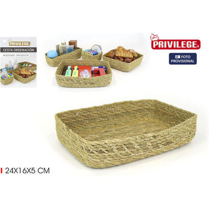 cesta-ordenacion-seagrass-24x16x5cm-privilege