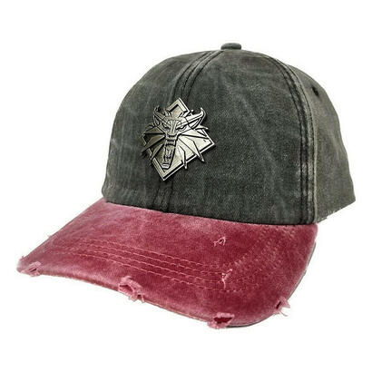 gorra-de-beisbol-vintage-de-the-witcher-3-color-negro-y-burdeos-good-loot
