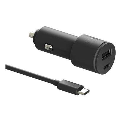 motorola-sjv102-eu-black-cargador-de-vehiculo-usb-a-usb-c-45w