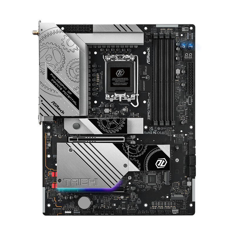 placa-asrock-z890-taichi-liteintel1851z8904ddr5256gb2hdmithunderbolt4sata34m21x5-1x25-gigabitlanwifi7bt5413usb32atx