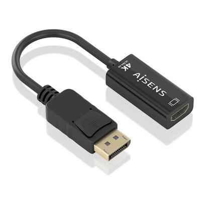 aisens-conversor-displayport-a-hdmi-4k60hz-dpm-hdmim-negro-15cm