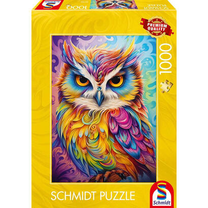 puzzle-schmidt-spiele-buho-con-vestido-de-loro-1000-piezas