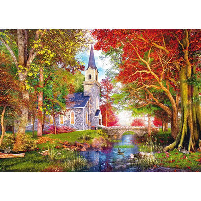 puzzle-capilla-schmidt-spiele-en-otono-magia-1000-piezas