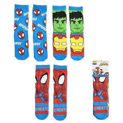pack-de-12-unidades-set-3-calcetines-spidey-marvel