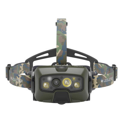 linterna-ledlenser-hf8r-core-rgb-camouflage-con-cinta-para-cabeza-led-verde