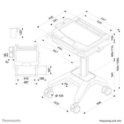 neomounts-med-m200-soporte-para-monitor-432-cm-17-piso-blanco