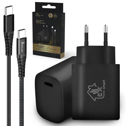 cargador-smart-life-set-usb-type-c-a-type-c-200cm-negro-18w-pd30-negro