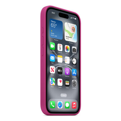 apple-funda-iphone-16-silicone-with-magsafe-fuchsia