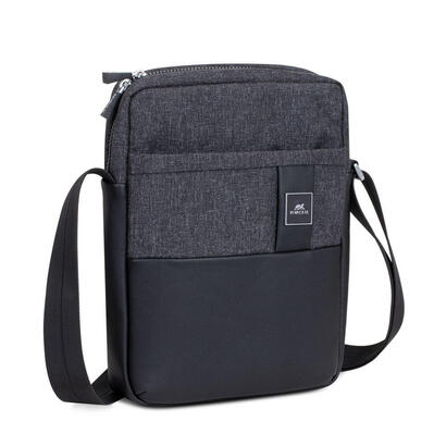 tablet-case-crossbody-118811-black-melange-rivacase