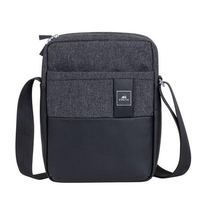 tablet-case-crossbody-118811-black-melange-rivacase