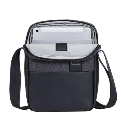 tablet-case-crossbody-118811-black-melange-rivacase