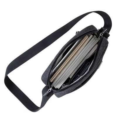 tablet-case-crossbody-118811-black-melange-rivacase