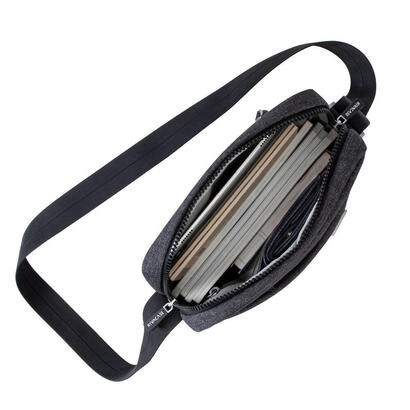 tablet-case-crossbody-118811-black-melange-rivacase