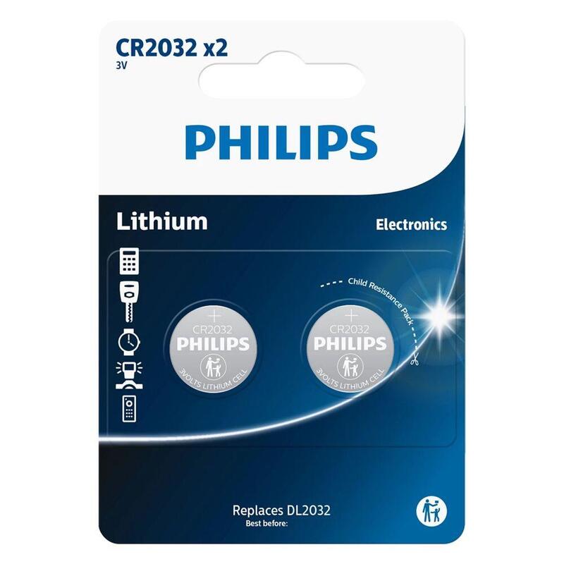1x2-philips-lithium-30v-cr2032-knopfzelle