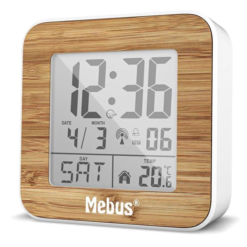 mebus-27247-whitewood-look-radio-alarm-clock-digital