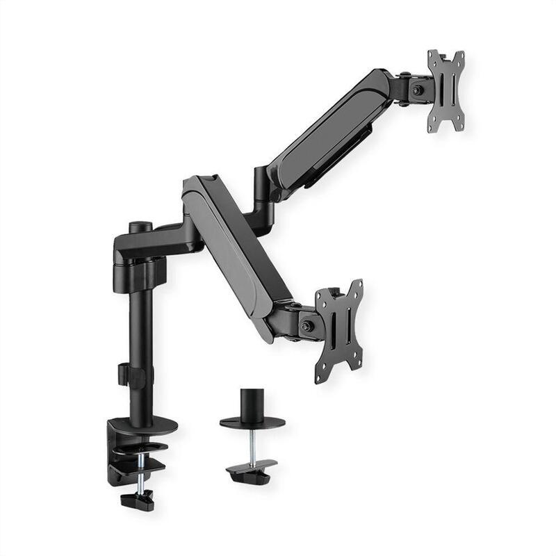 dual-monitor-pole-mount-spring-assisted-monitor-arm