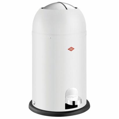 wesco-kickmaster-junior-trash-can-white-matt