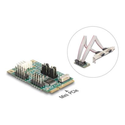 delock-mini-pcie-es-pcie-2x-serial-rs-232-tarjeta-de-interfaz-95276