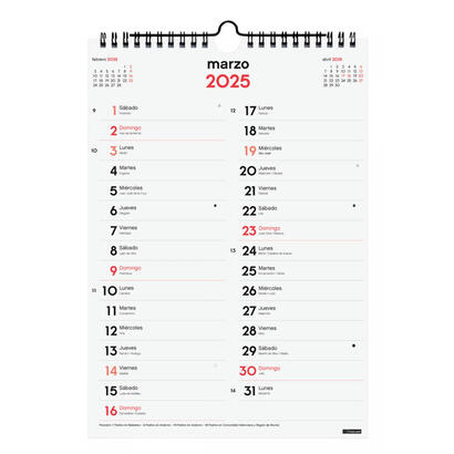 finocam-calendario-de-pared-para-escribir-dos-columnas-m-210x300mm-neutro-2025