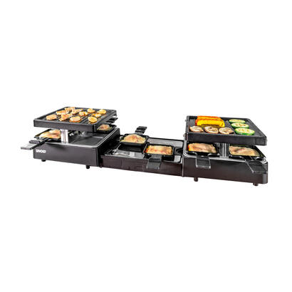 raclette-unold-extensible-negra-1300-vatios-48755