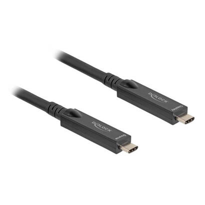 delock-84258-cable-optico-activo-usb-c-de-8k-video-datos-pd-de-15-m