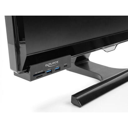 delock-64285-hub-usb-negro
