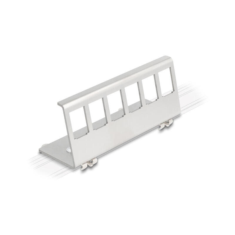 delock-keystone-metall-halterung-6-port-fur-hutschiene