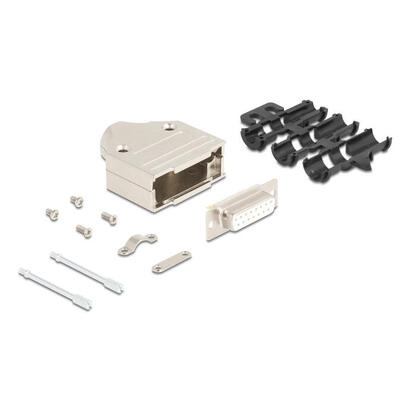 sub-d-steckergehause-15-pin-aus-metall-inklusive-steckerverbinder-buchse-und-montagematerial