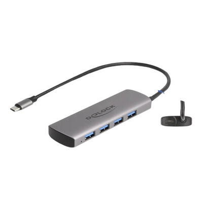 hub-delock-usb-10-gbps-4-port-usb-typ-a-con-usb-tipo-c-anschluss