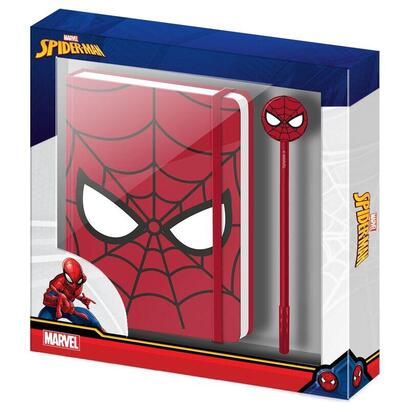 set-diario-boligrafo-spiderman-marvel