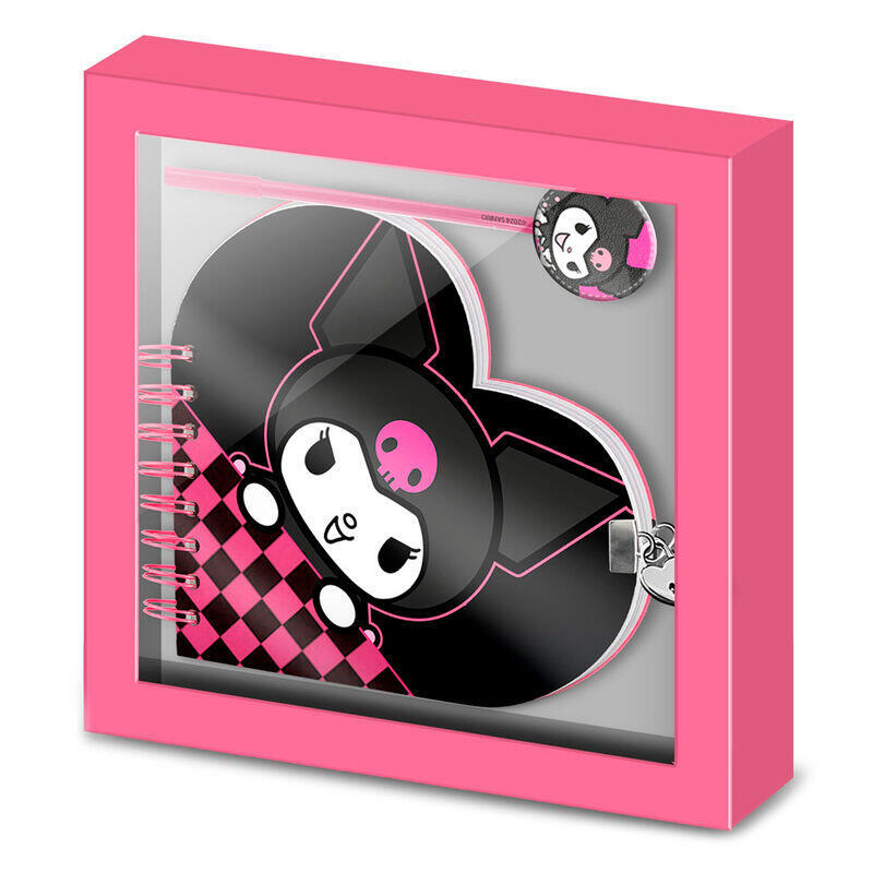 set-diario-boligrafo-kuromi-hello-kitty