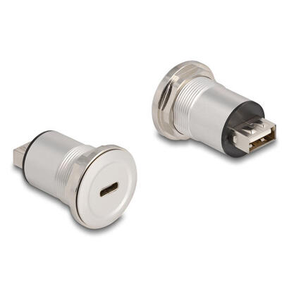 delock-usb-20-tipo-c-a-typ-a-einbauhembra-aluminium