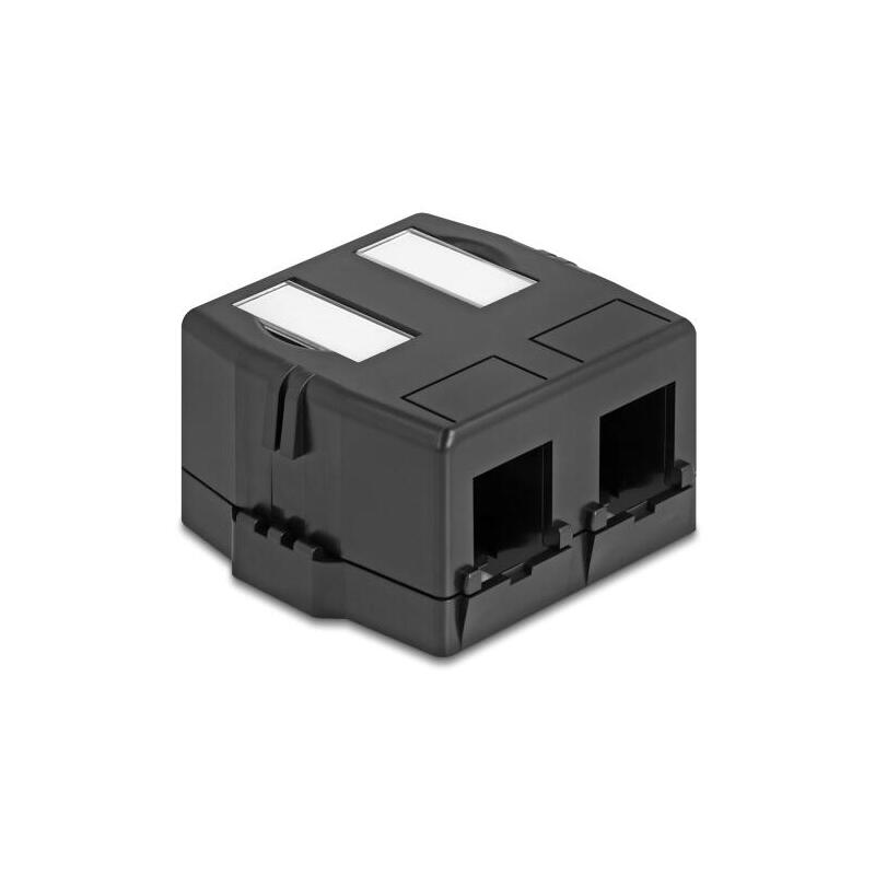 keystone-leergehause-2-port-mit-magnetischer-unterseite-schwarz