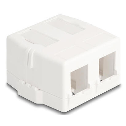 keystone-leergehause-2-port-mit-magnetischer-unterseite-weiss