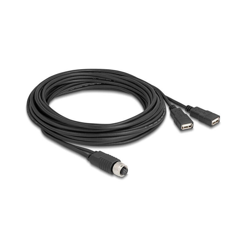 delock-m12-cable-a-kodiert-8-pin-buchse-zu-2-x-usb-20-typ-a-buchse-5-m-schwarz