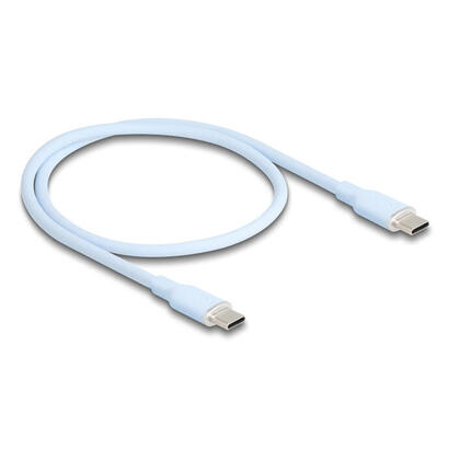 delock-81233-cable-usb-20-usb-type-c-macho-a-macho-pd-30-60-w-05-m-azul-silicona